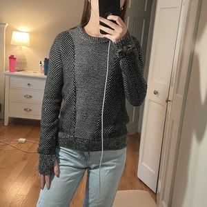 Black and White Lululemon Sweater